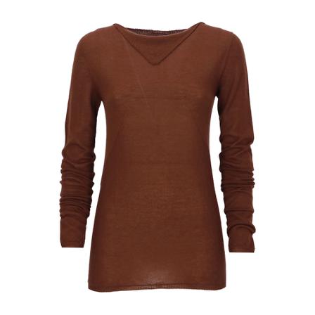 Rick Owens, Sweater Bruin, Dames, Maat:L