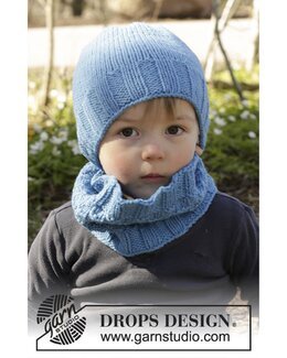 Garnpakke Hue & halsedisse - Drops Design