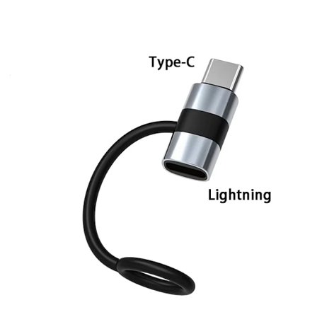 NNBILI PD30W Typ C till iPhone OTG Adapter Snabb Laddningskontakt kompatibel iPhone 11 12 13 14 Pro Max XR XS 3A Laddare Datakonverterare