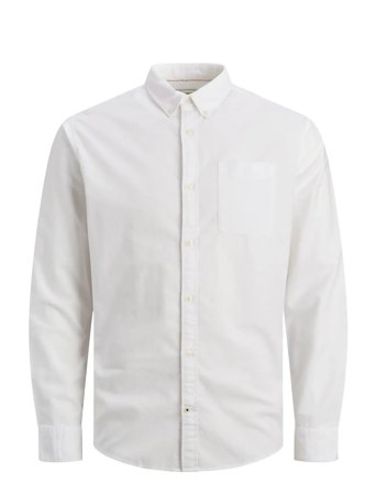 Jjeoxford Shirt Ls Noos White Jack & J S
