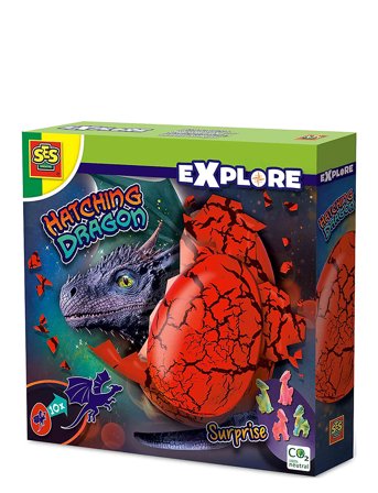 SES Creative Hatching Dragon Egg - Red - ONE SIZE