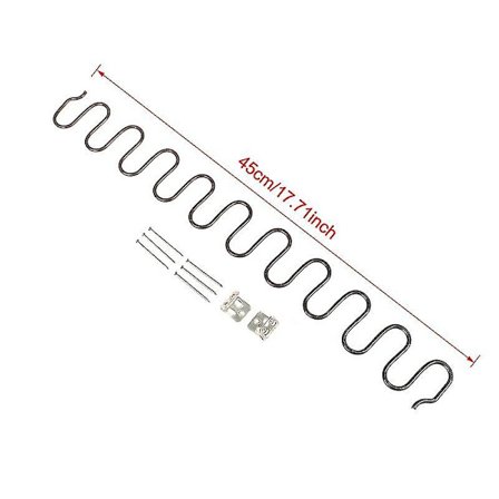 Reservedeler for sofa-stoler, møbelfjærer med klips, 45 cm 50 cm 60 cm 65 cm 70 cm lang Ressort Hardware