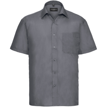 Herreskjorte Kort Erm Poplin*