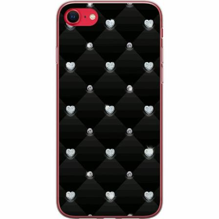 Apple Iphone 7 Genomskinligt Skal Bling Heart