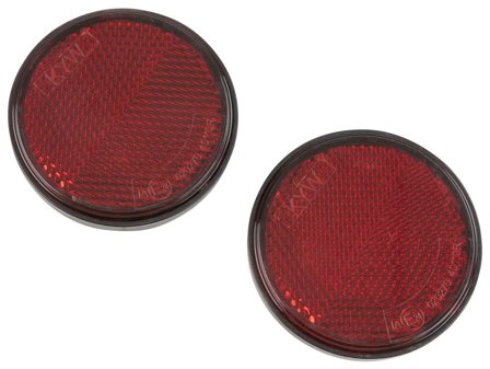 CJ 547174 Refleks For tilhenger, 2-pakk, rød, Verksted & bil