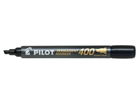 Pilot Märkpenna SCA 400 2-4,5mm sned svart - Lyreco - Kontorsmaterial - Pennor - Märkpennor - Skuren spets