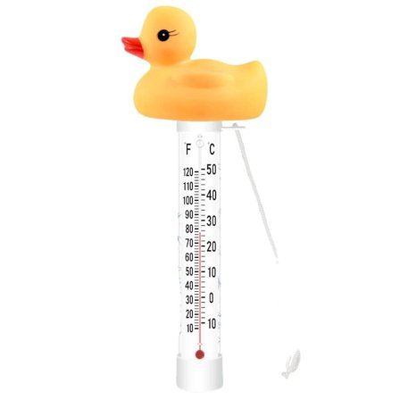 Stor Flydende Pooltermometer – Letlæselig, Viser Fahrenheit & Celsius, Til Pools, Spabade, Saunabade & Akvarier_TF_TF