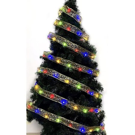 Glänsande Band Ljusslinga, 5m LED Band Julbelysning