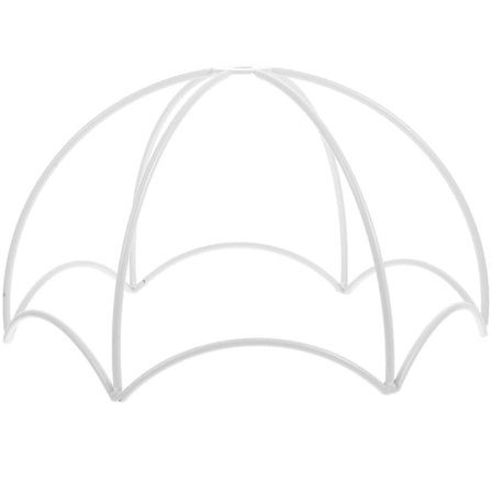 Skrivebordslampe Lampeskjerm Ramme Metalltråd Lampebeskyttelse DIY Lysekrone Lampeskjerm Tilbehør