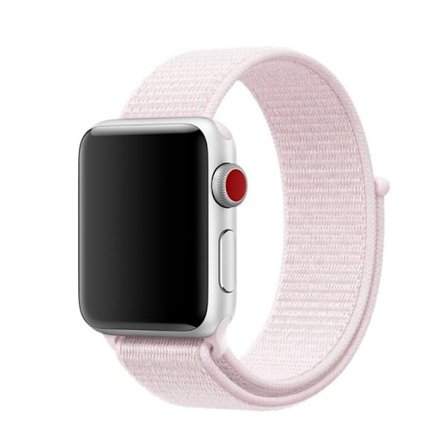 Nylonarmband Apple Watch Series 11 42mm Rosa