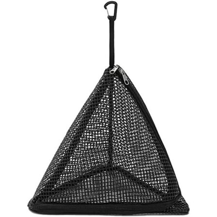 Holdbar Trekant Hængepose - Foldbart Opbevaringsnet til Camping, Picnic og Grilludstyr Stor