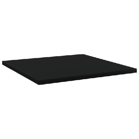Vidaxl Hyllplan 4 St Svart 40x40x1,5 Cm Konstruerat Trä Svart