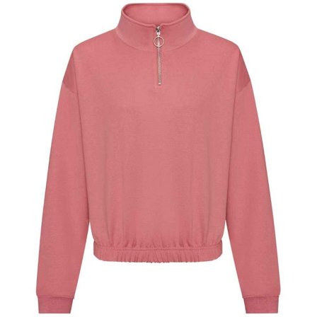 Awdis Croppad Sweatshirt XL Dusty Rose för dam/kvinnor