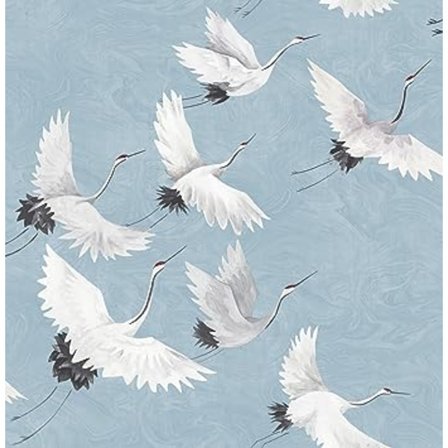 Retro blomster- og fugletapeter til stue og soveværelse vægrenovering