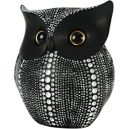 Ugle Dekoration, Kunstharpiks Ugler, Ugle Figur Statuette Kreativ Gave, Ga