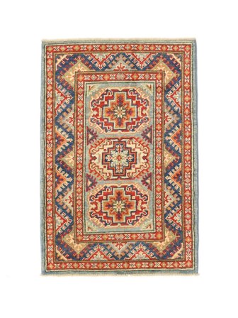 Oosters Kazak Fine Vloerkleed 61X92 Bruin/Oranje Wol, Afghanistan