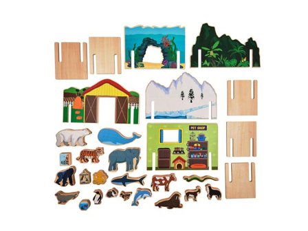 Vilda djur 30/fp - Lyreco - Skola och förskola - Lekmaterial - Lekfigurer - Djur