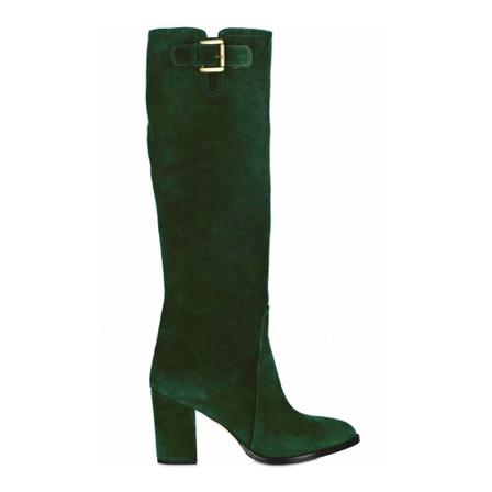 Anna F., High Boots Groen, Dames, Maat:40 EU