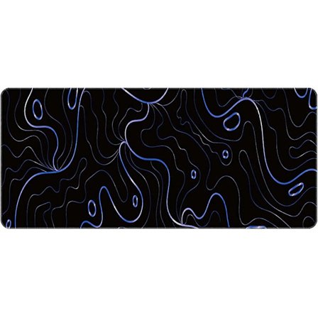 Lang datamatte | Tastatur musematte | Svart gaming musematte, ekstra stor