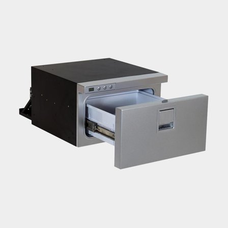 Kylskåp med kompressor Isotherm Drawer DR16 Elegance, 12V / 24V, utdragbar låda, 16 liter, silver frontpanel