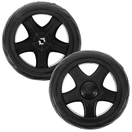 2 stk. Hjul til vaskekurv Rullevogn Hjul Verktøyvogn Hjul Trillebårhjul [Db]