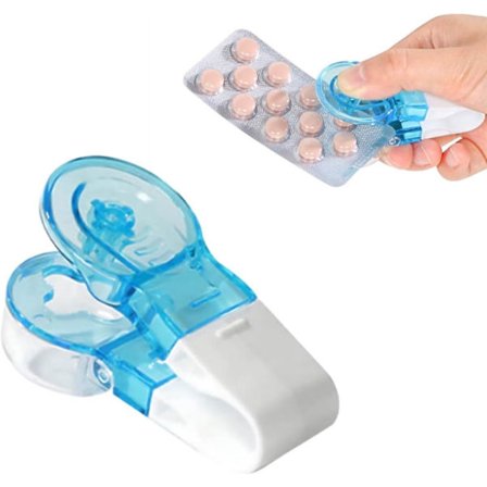 Bærbar Pillefjerner, Tablett Piller Blisterpakning Åpner Hjelpeverktøy 1 stk