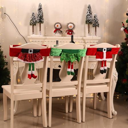 3 stk Jule Stolseter Deksel Ny Julenissen Belte Stolseter Deksel Jul