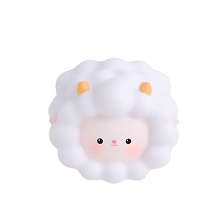 1-pakning The Little Sheep Mjuka Leksaker 3D Squishy Leksaker Stresslindring