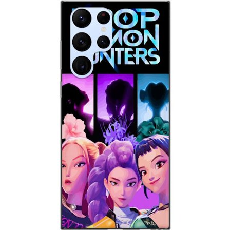 Yhteensopiva Puhelinkuori Samsung Galaxy S22 Ultra 5G Kpop Demon Hunters Varjot Sankarit Nousevat Mysterious Anime Power