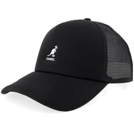 Kangol - Svart trucker Keps - Kg Kangaroo Black A-frame Trucker @ Hatstore