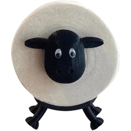 Toiletpapirholder med får | Vævsstativ til stuen, Vævspapir Opbevaringsstativ, Toiletpapirrulle Opbevaringshylde, Hjemmekontor Kunstdekoration