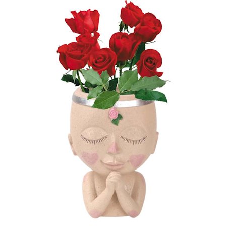 Ansigtsplanter Unik Hovedplanter, Sukkulenter, Smuk Planter Med Drænhuller