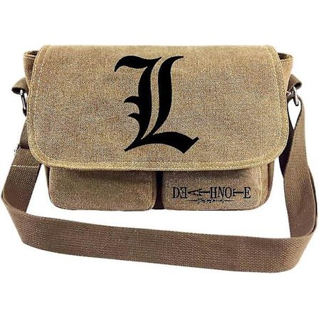 Rask shopping WANHONGYUE Anime Liten Messenger Bag Canvas Skulderbag Mini Sling Bag Crossbody Bag Casual Veske