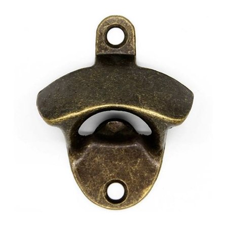 Sinklegering Veggmontert Flaskeåpner Boksåpnere Firkantet Brons