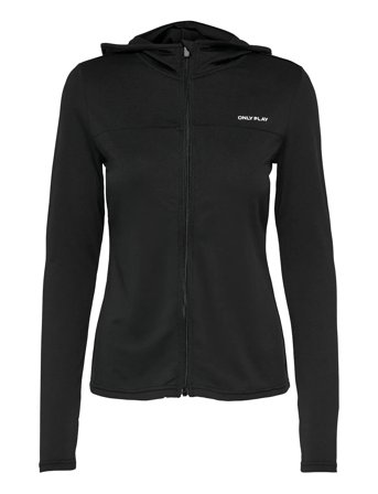 Onpmila Hood Fz Ls Top Noos Black Only Play