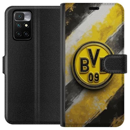 Kompatibel Tegnebogsetui til Xiaomi Xiaomi Redmi 10 Farverigt abstrakt puslespillsmønster, der symboliserer fællesskab, mangfoldighed og kreativitet