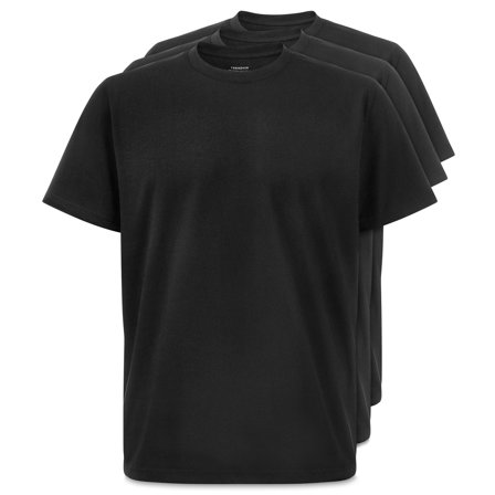 XXL - FlexFeel | Μαύρο Βαμβακερό T-Shirt 3 Τεμάχια για άνδρες - T-shirts