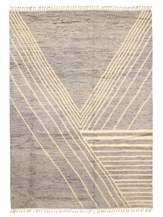 Large Berber Style Rug 245X343 Wool