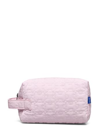 Aver Nylon Stencil Toalettveske Rosa HVISK