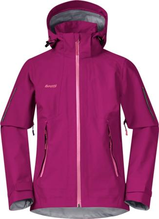Bergans Girl's Sjoa 3L Youth Jacket Children shell jackets Purple 164