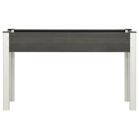 vidaXL Odlingslåda upphöjd grå 120x40x75 cm WPC