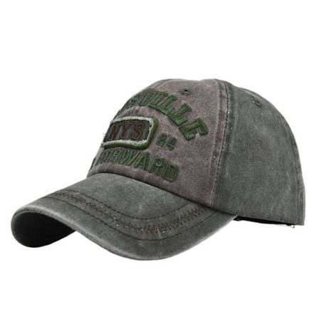 Brevbroderi Baseball Caps Distressed Faded Hats ARMY