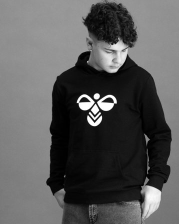 Hummel hmlCUATRO HOODIE Svart Huvtröjor/Hoodies Kille - Kids Brand Store