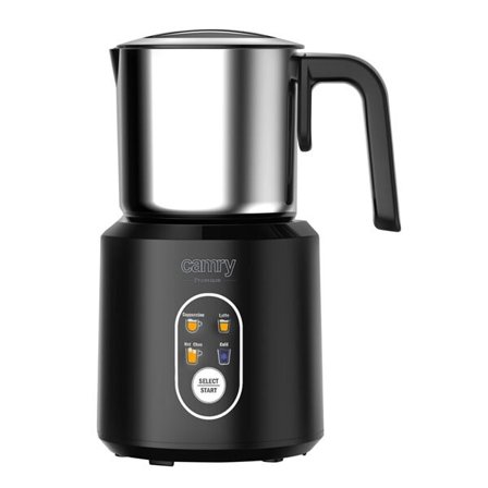 Camry melkeskummer for varm og kald melk med magnetisk omrører - 350 ml