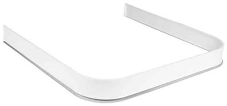 Leijma 8107 Gulvskinne U-form, 92x92x92 cm, hvid, Badeværelse