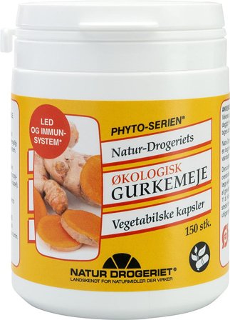 Natur Drogeriet Gurkemeje 150 kaps., Helse & Madvarer, Kosttilskud, Knogler, Led & Muskler