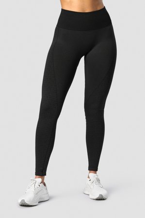 ICANIWILL - Signature Seamless Tights Black - Treningstights - Dame - ICIW