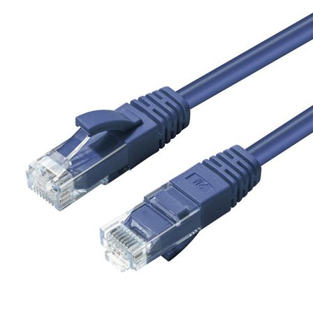 MicroConnect Nettverkskabel - RJ-45 (hann) til RJ-45 (hann) - 1 m - UTP - CAT 6 - halogenfri - blå