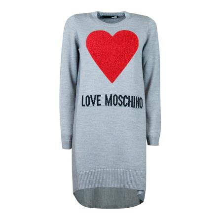 Love Moschino Knitted Kjole MIINTO-498c36f4d2486da3d2b8 Grå, Dame
