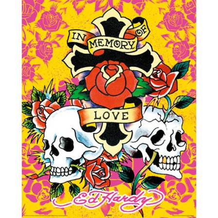Ed Hardy Poster In memory